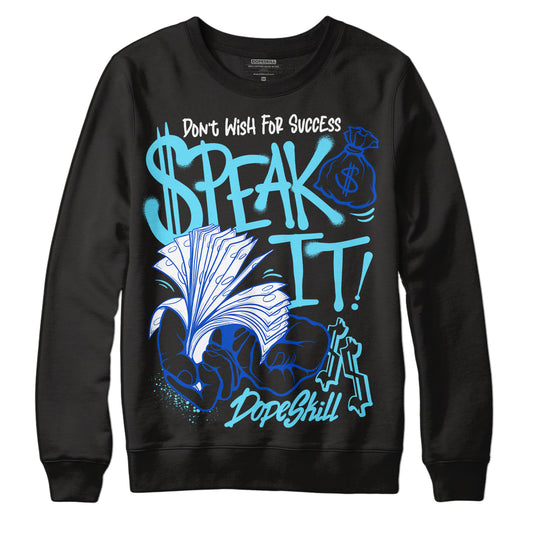 Dunk Low Argon DopeSkill Sweatshirt Speak It Graphic Streetwear - Black