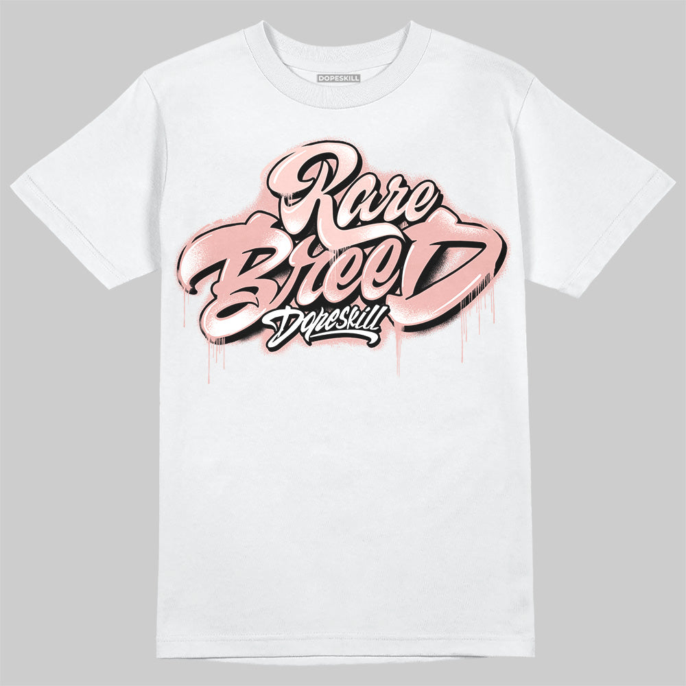 Lanvin Leather Curb Glitter Pale Pink DopeSkill T-Shirt Rare Breed Type Graphic Streetwear - White