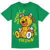 Green Sneakers DopeSkill Green T-shirt Smile Through The Pain Graphic Streetwear