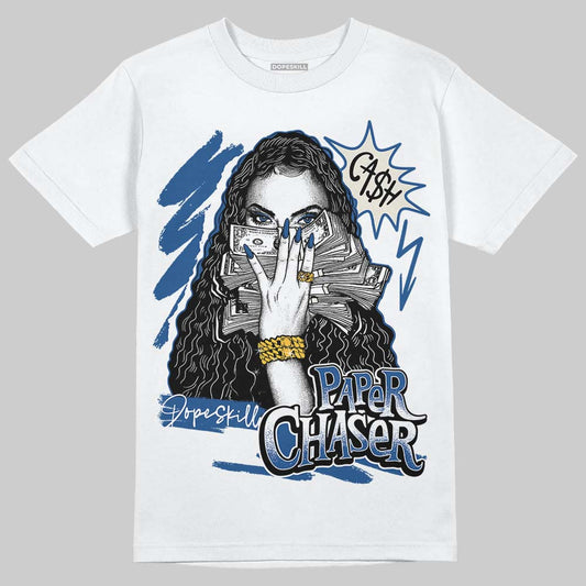 Jordan 1 Low OG “Storm Blue” DopeSkill T-Shirt NPC Graphic Streetwear - White