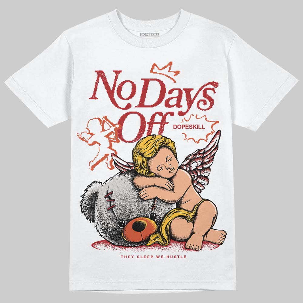 Nigel Sylvester x Air Jordan 4 ‘Brick by Brick’ DopeSkill T-Shirt New No Days Off Graphic Streetwear - White