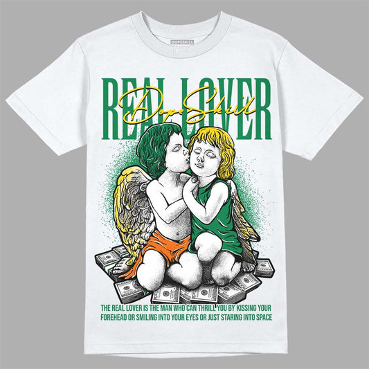 Green Sneakers DopeSkill T-Shirt Real Lover Graphic Streetwear - White