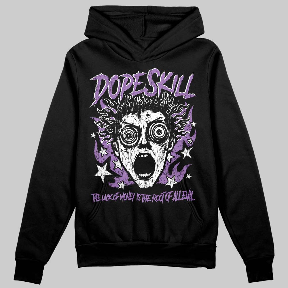 PURPLE Sneakers DopeSkill Hoodie Sweatshirt Root of Evil Graphic Streetwear - black