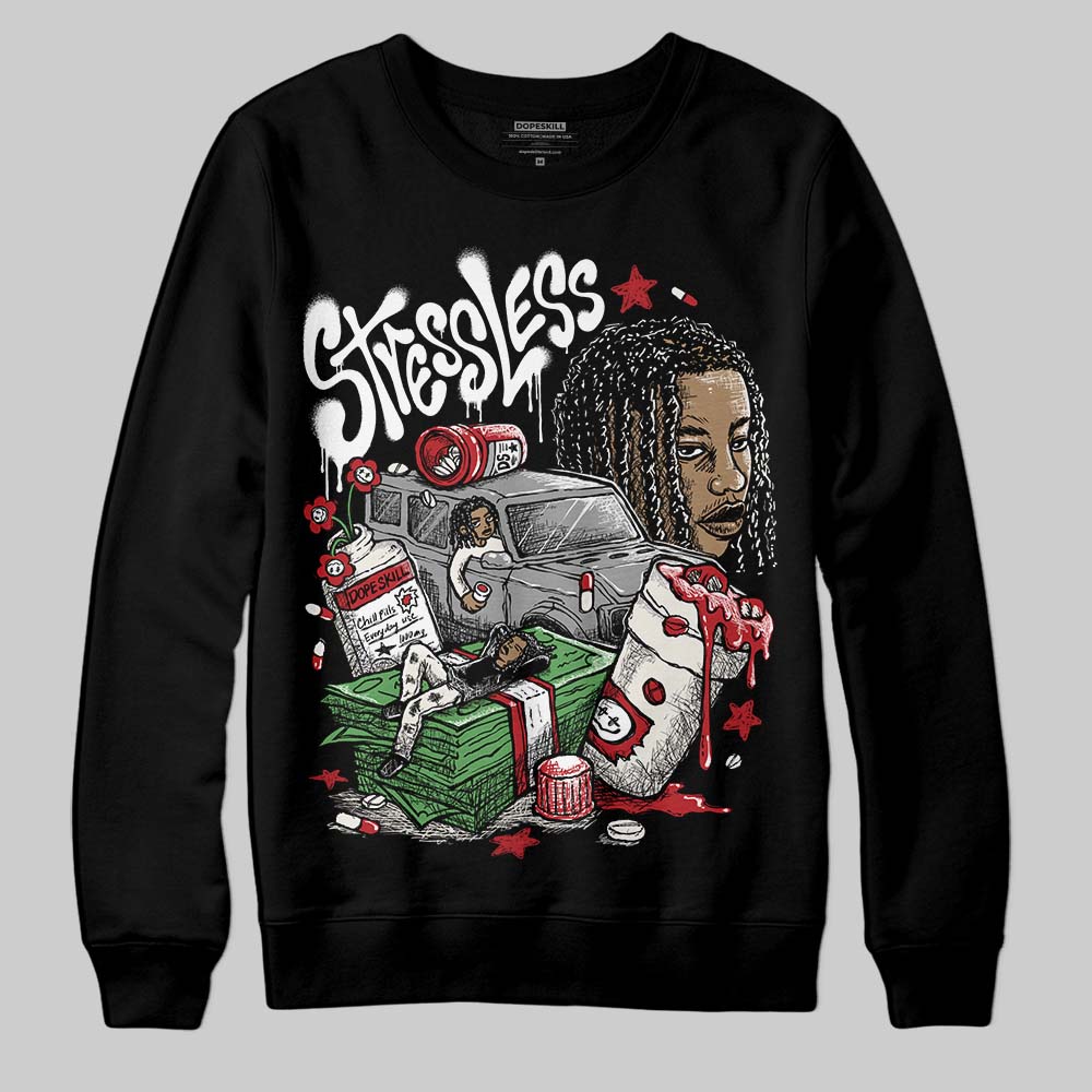 Nigel Sylvester x Jordan 1 Low OG “Nitro” DopeSkill Sweatshirt Stressless Graphic Streetwear - Black