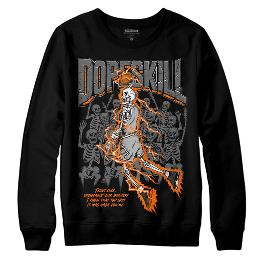 Jordan 3 Retro 'Fear Pack' DopeSkill Sweatshirt Thunder Dunk Graphic Streetwear - Black