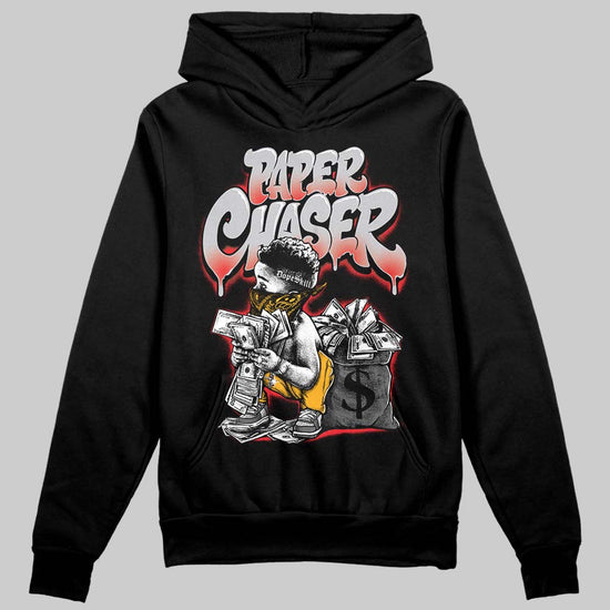 Grey Sneakers DopeSkill Hoodie Sweatshirt Paper Chaser Boy Graphic Streetwear - Black