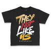 Jordan 12 Retro 'Taxi' 2025 DopeSkill Toddler Kids T-shirt They Not Like Us Graphic Streetwear - Black