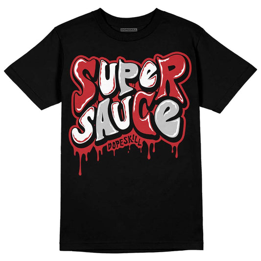 Jordan 12 “Red Taxi” DopeSkill T-Shirt Super Sauce Graphic Streetwear - Black