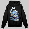 University Blue Sneakers DopeSkill Hoodie Sweatshirt Make Money Graphic Streetwear - Black