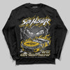 Yellow Sneakers DopeSkill Long Sleeve T-Shirt Flexin' Graphic Streetwear - Black