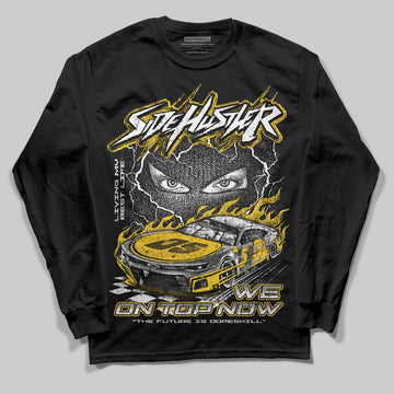Yellow Sneakers DopeSkill Long Sleeve T-Shirt Flexin' Graphic Streetwear - Black