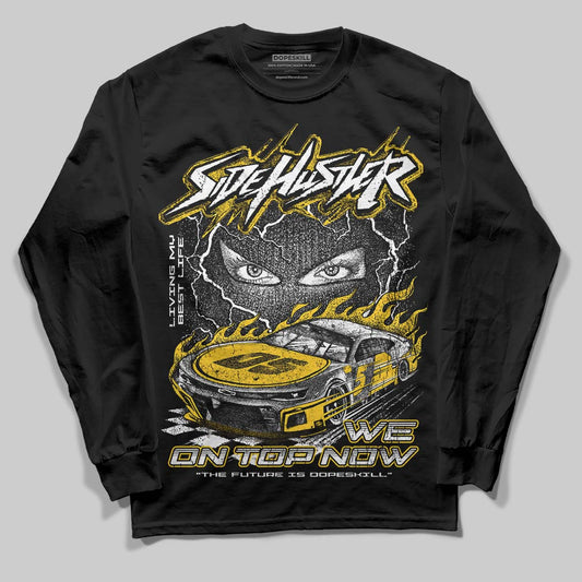 Yellow Sneakers DopeSkill Long Sleeve T-Shirt Flexin' Graphic Streetwear - Black