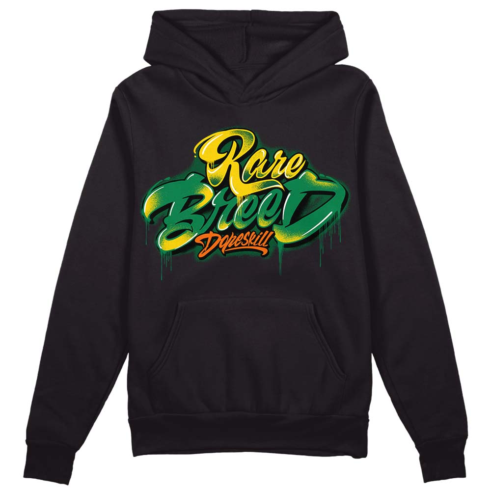 Green Sneakers DopeSkill Hoodie Sweatshirt Rare Breed Type Graphic Streetwear - Black