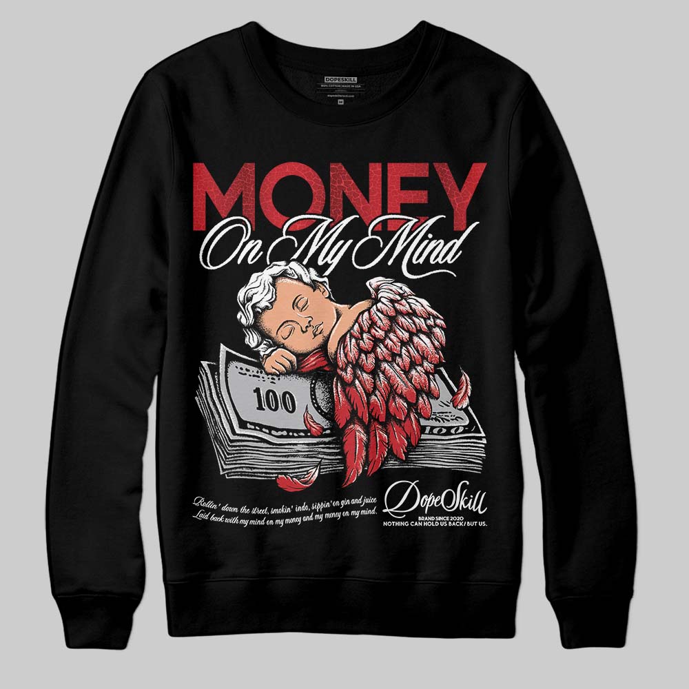 Jordan 1 High OG “Ruby” DopeSkill Sweatshirt MOMM Graphic Streetwear - Black