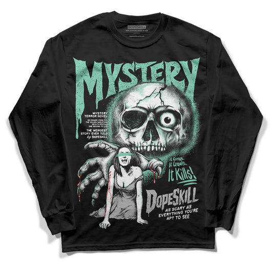 Jordan 3 "Green Glow" DopeSkill Long Sleeve T-Shirt Mystery Ghostly Grasp Graphic Streetwear - Black