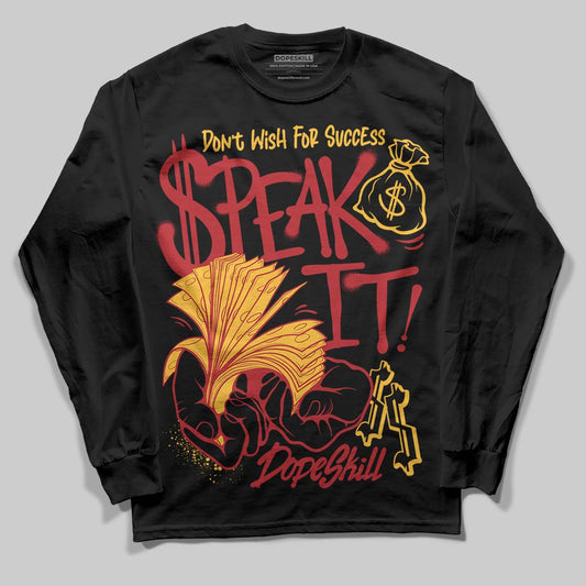 Jordan 14 Golf “Last Shot” DopeSkill Long Sleeve T-Shirt Speak It Graphic Streetwear - Black