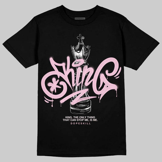Dunk Low LX Pink Foam DopeSkill T-Shirt King Chess Graphic Streetwear - Black