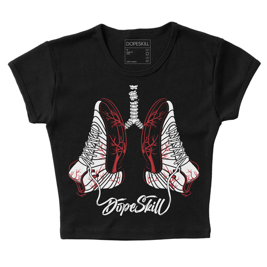 Red Taxi 12s DopeSkill Women's Crop Top Breathe Graphic