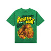 Green Sneakers DopeSkill T-Shirt Fight For Right Graphic Streetwear - Irish Green