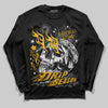 Yellow Sneakers DopeSkill Long Sleeve T-Shirt Drip Season Graphic Streetwear - black