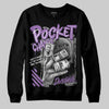 PURPLE Sneakers DopeSkill Sweatshirt Pocket Change Graphic Streetwear - Black