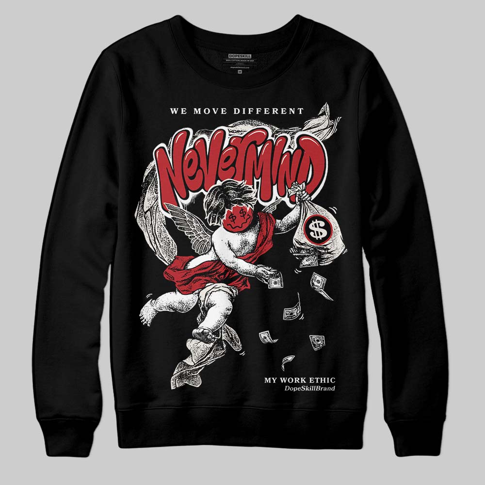 Nigel Sylvester x Jordan 1 Low OG “Nitro” DopeSkill Sweatshirt Nevermind Graphic Streetwear - Black