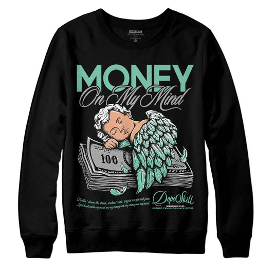 Jordan 3 "Green Glow" DopeSkill Sweatshirt MOMM Graphic Streetwear - Black