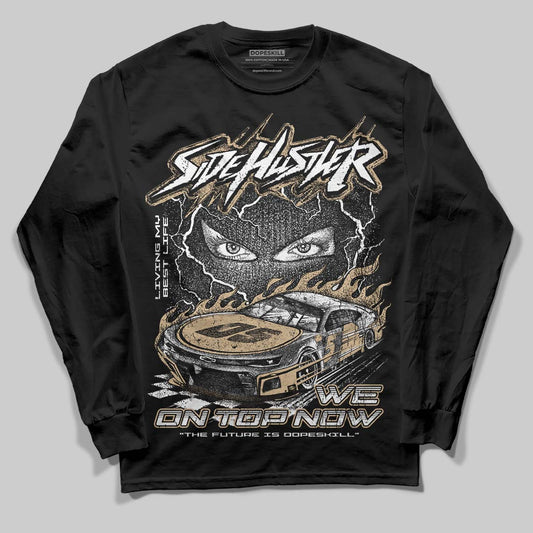 TAN Sneakers DopeSkill Long Sleeve T-Shirt Flexin' Graphic Streetwear - Black