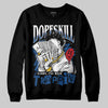 Jordan 1 Low OG “Storm Blue” DopeSkill Sweatshirt Sorry I've Been Trappin Graphic Streetwear - black