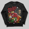 Nigel Sylvester x Air Jordan 4 ‘Brick by Brick’ DopeSkill Long Sleeve T-Shirt Stressless Graphic Streetwear - Black