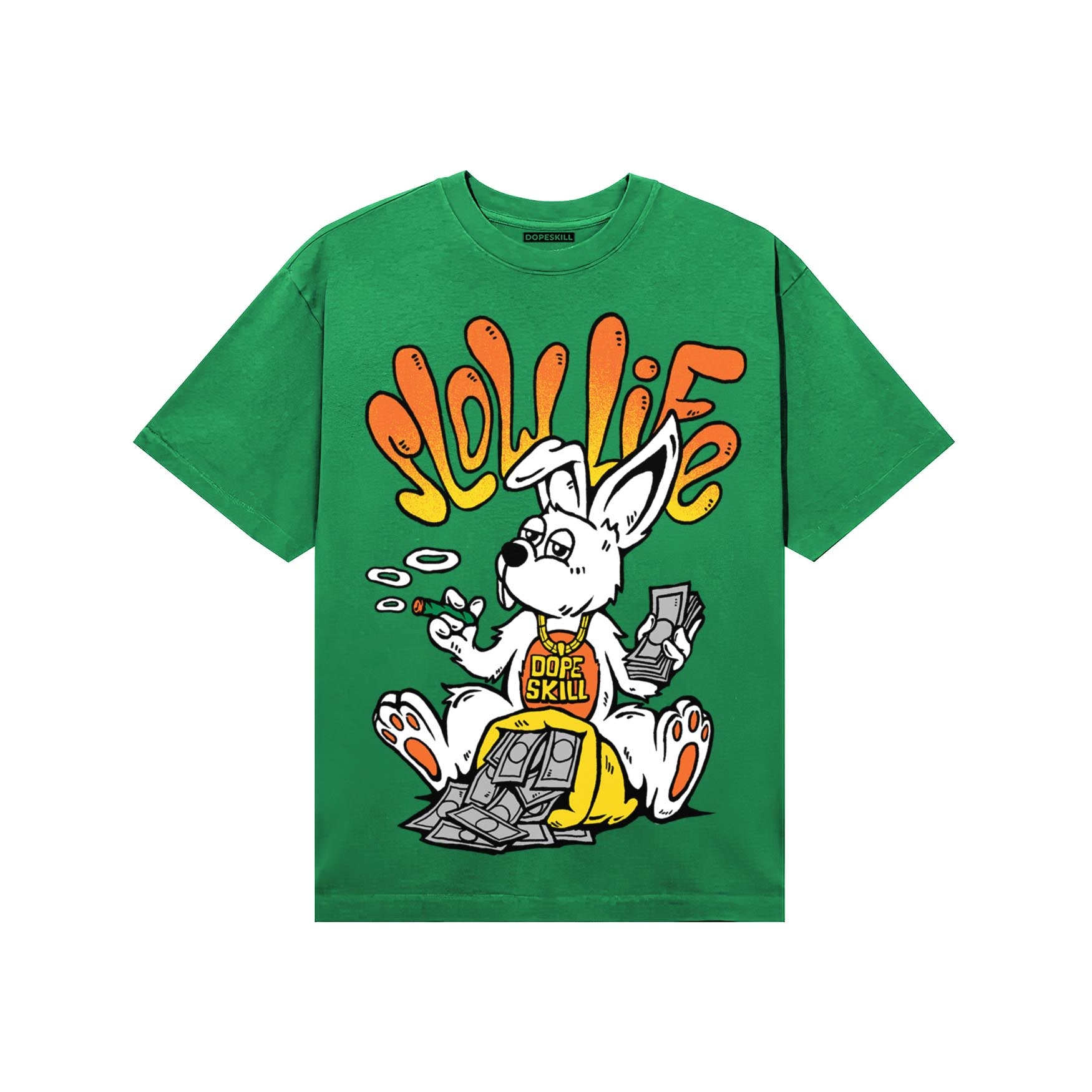 Green Sneakers DopeSkill T-Shirt Slow Life Graphic Streetwear - Irish Green