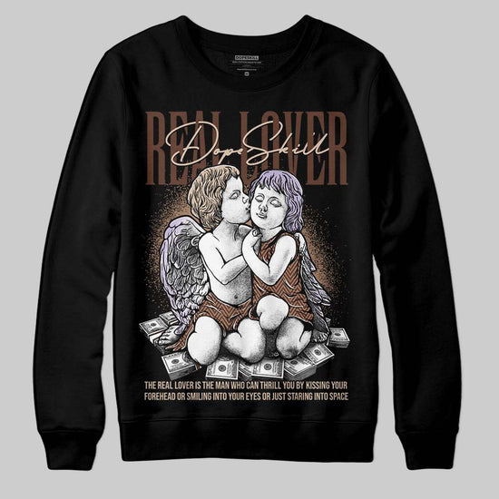 Harris Tweed x Wmns Dunk Low 'Sesame' DopeSkill Sweatshirt Real Lover Graphic Streetwear - Black