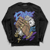 PURPLE Sneakers DopeSkill Long Sleeve T-Shirt Always Ballin' Graphic Streetwear - Black
