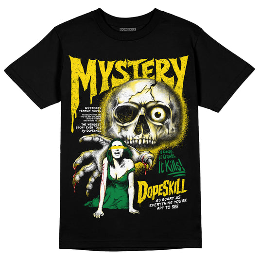Dunk Reverse Brazil DopeSkill T-Shirt Mystery Ghostly Grasp Graphic Streetwear - Black