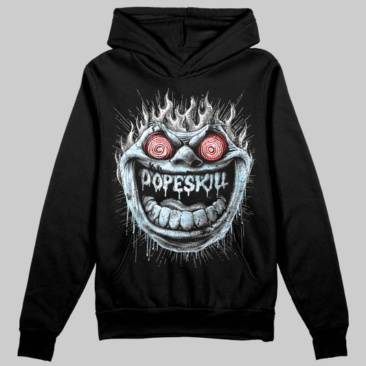 Grey Sneakers DopeSkill Hoodie Sweatshirt Hellfire Graphic Streetwear -= Black