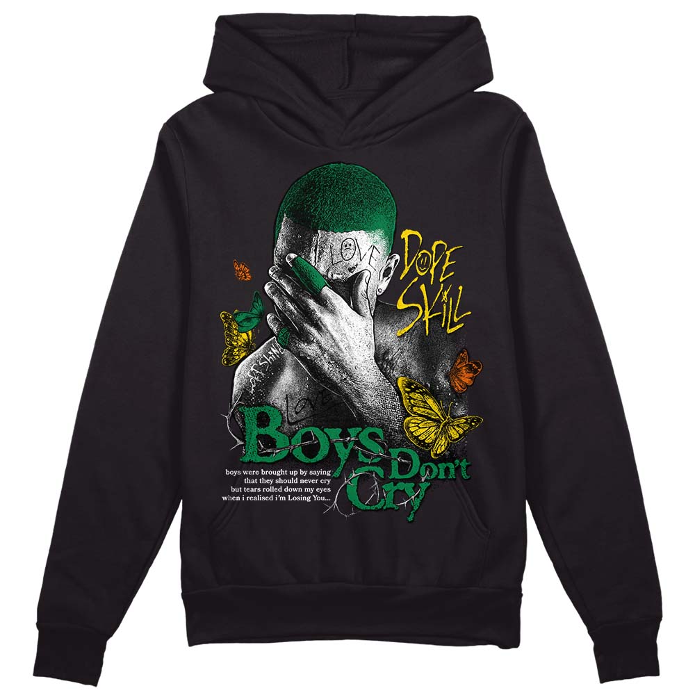 Green Sneakers DopeSkill Hoodie Sweatshirt Boys Don't Cry Graphic Streetwear - Black