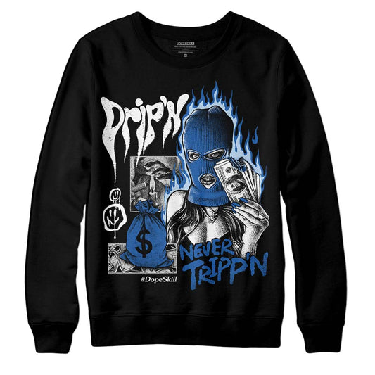 Jordan 11 Low “Space Jam” DopeSkill Sweatshirt Drip'n Never Tripp'n Graphic Streetwear - Black