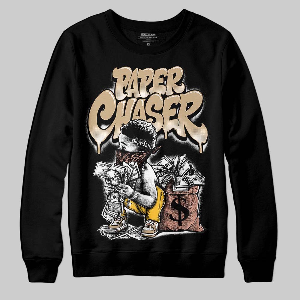 TANSneakers DopeSkill Sweatshirt Paper Chaser Boy Graphic Streetwear - black