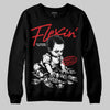 Jordan 11 Retro Cherry DopeSkill Sweatshirt Flexin' Graphic Streetwear - Black