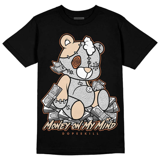 Jordan 3 Craft “Ivory” DopeSkill T-Shirt MOMM Bear  Graphic Streetwear - Black