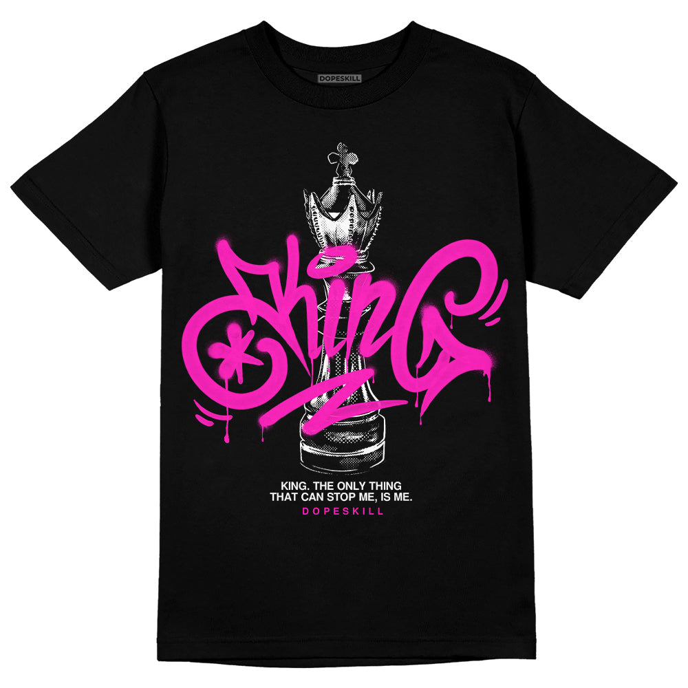 Dunk Low GS “Active Fuchsia” DopeSkill T-Shirt King Chess Graphic Streetwear - Black