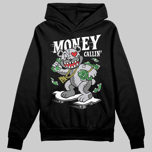 Grey Sneakers DopeSkill Hoodie Sweatshirt Money Callin' Graphic Streetwear - black