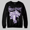 PURPLE Sneakers DopeSkill Sweatshirt Stack Paper Graphic Streetwear - Black