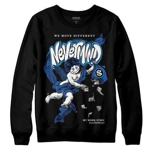 Jordan 11 Low “Space Jam” DopeSkill Sweatshirt Nevermind Graphic Streetwear - Black