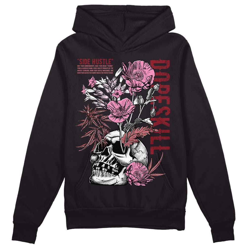 Valentine's Day Collection DopeSkill Hoodie Sweatshirt Side Hustle Graphic Streetwear - Black
