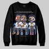 Jordan 3 "Midnight Navy" DopeSkill Sweatshirt First Sunday Graphic Streetwear - Black