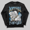 Jordan 4 Denim “Worn Blue” DopeSkill Long Sleeve T-Shirt Sorry I've Been Trappin Graphic Streetwear - Black