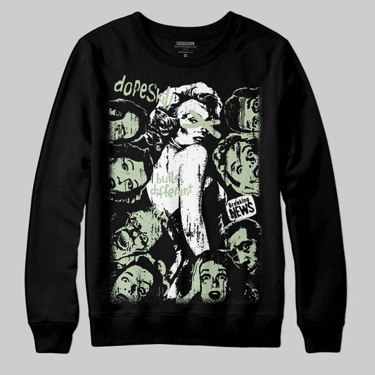 Jordan 4 WMNS “Seafoam” (2025) DopeSkill Sweatshirt Built Different Graphic Streetwear - Black