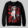 Jordan 11 Retro Cherry DopeSkill Sweatshirt Built Different Graphic Streetwear - black