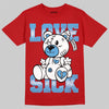 Jordan 11 Retro Cherry DopeSkill T-Shirt Love Sick Graphic Streetwear - Red